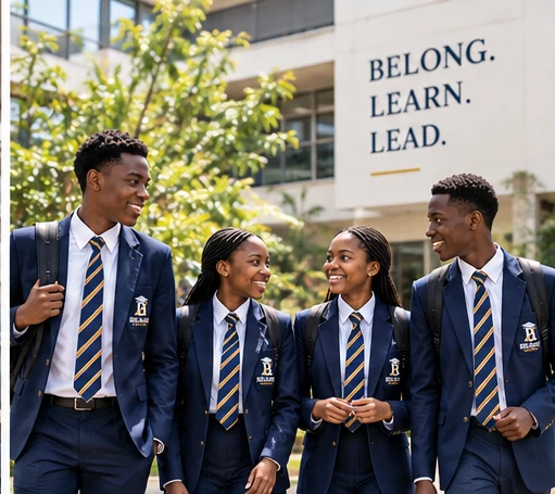 Belmont students spending time together on campus